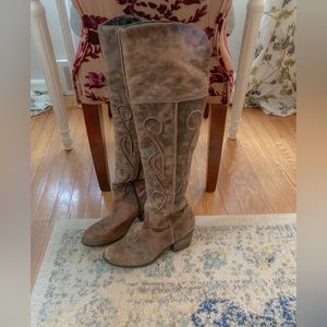 CARLOS by Carlos Santana leather knee high cowboy boots! Used and loved!